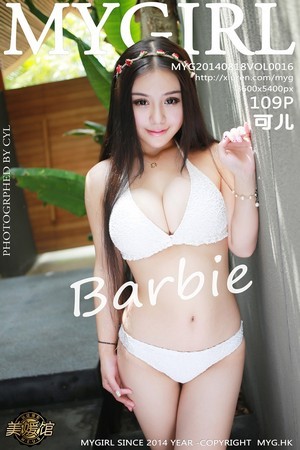 [MyGirl美媛馆]Vol.016_嫩模Barbie可儿海边清凉花色比基尼爆乳诱惑写真110P