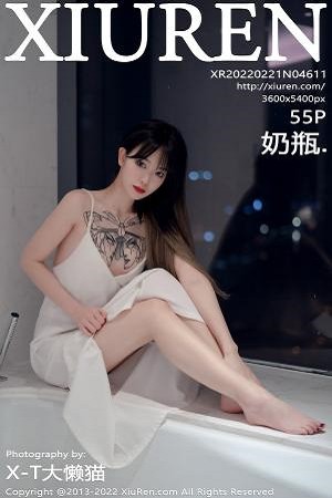 [XiuRen秀人网]No.4611_模特奶瓶私房浴室白色轻透薄纱吊带长裙半撩秀美腿诱惑写真55P